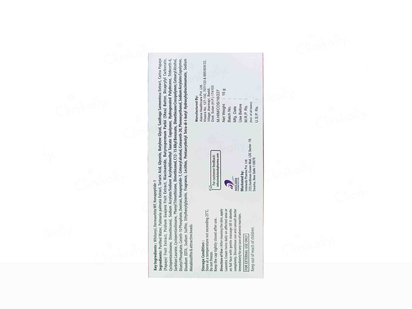 Lazentra Brightening Cream For Pigmentation