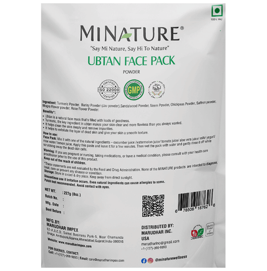 Minature Ubtan Face Pack Powder