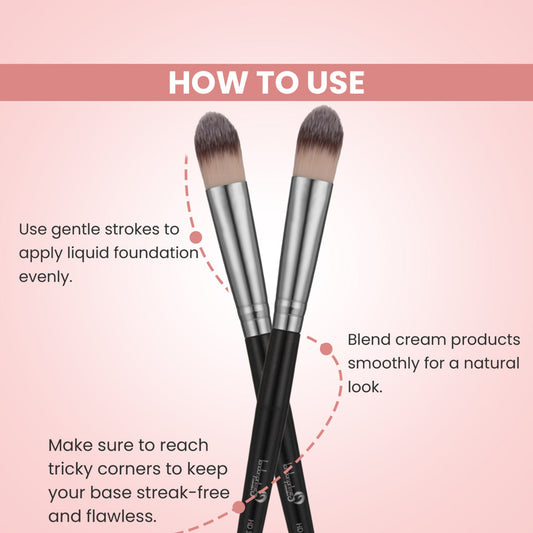 London Prime HD Small Foundation BrushLP329 ( Formerly London Pride Cosmetics )