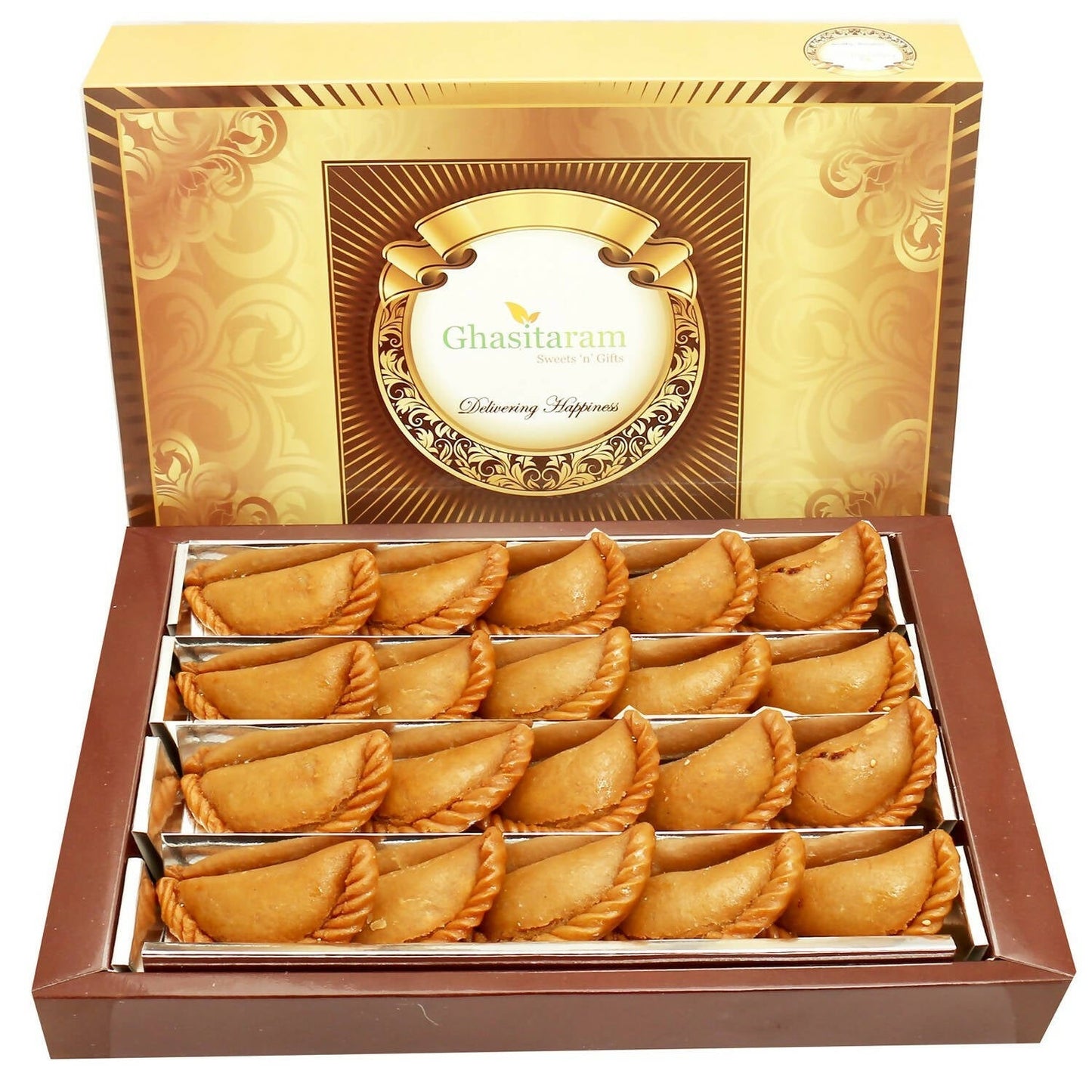 Ghasitaram Holi Sweets - Dry Sweet Wheat Gujiya