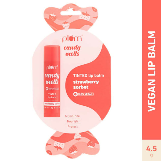 Plum Candy Melts Strawberry Sorbet Tinted Lip Balm