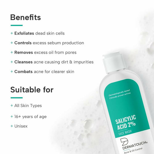 Dermatouch Salicylic Acid 2% Face Wash