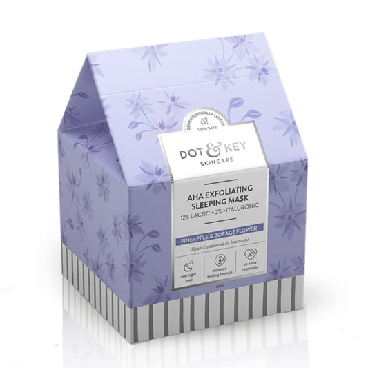 Dot & Key AHA Exfoliating Sleeping Face Mask With Lactic & Hyaluronic Acid