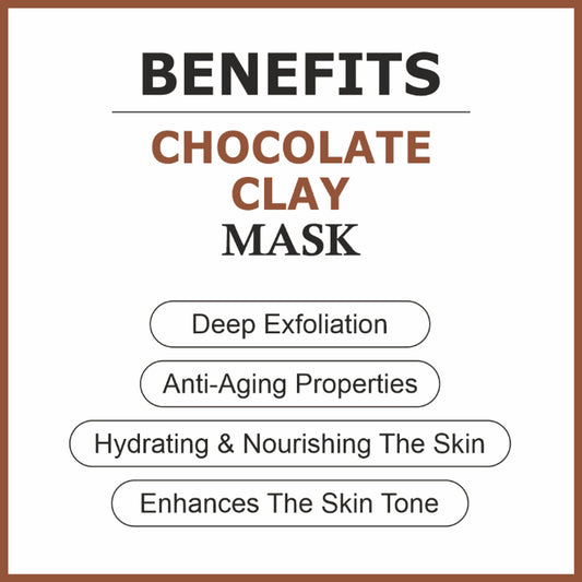 She Essentials Choclate Clay Mask For Exfoliation Skin & Brightening