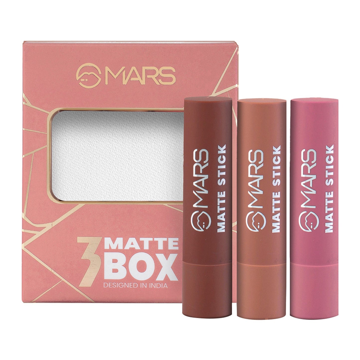 MARS Cosmetics Matte Lipsticks Box - Blushes Nudes