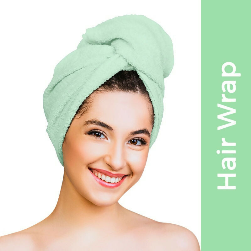 Nykaa Naturals Microfiber Hair Wrap for Frizz Free & Shiny Hair - pink