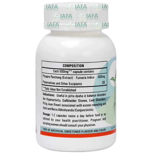 Iafa Ayuveda Pitpapra Veg Capsules