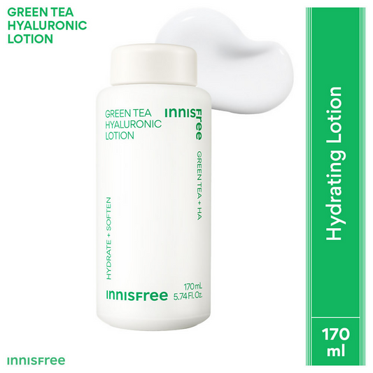 Innisfree Green Tea Hyaluronic Lotion For Refreshing & Dewy Finish