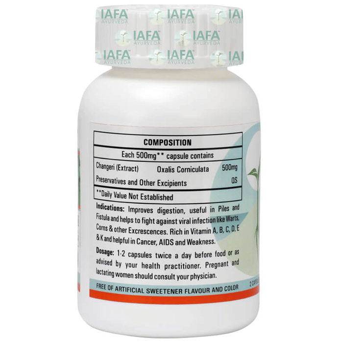 Iafa Ayuveda Changeri Veg Capsules