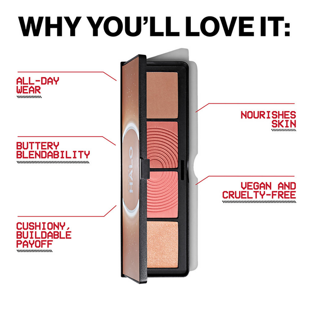 Smashbox Halo Contour Blush And Highlighter Palette - Coral
