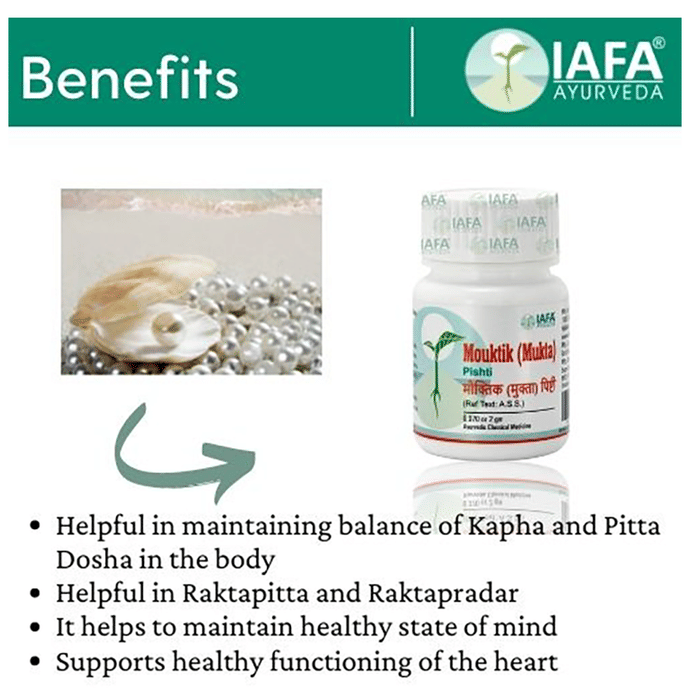 Iafa Ayuveda Mouktik (Mukta) Pishti Powder