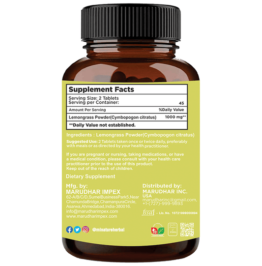 Minature Lemongrass Tablets