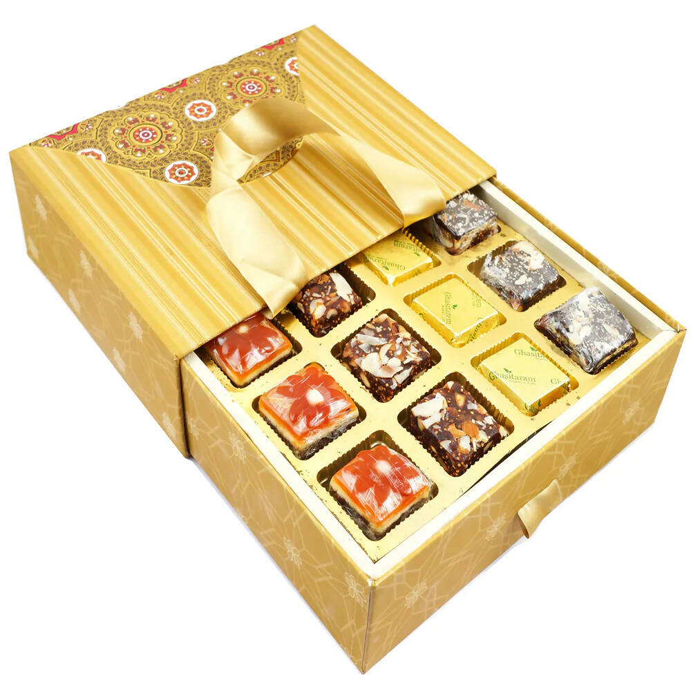 Ghasitaram Bag Box With Assorted Bites