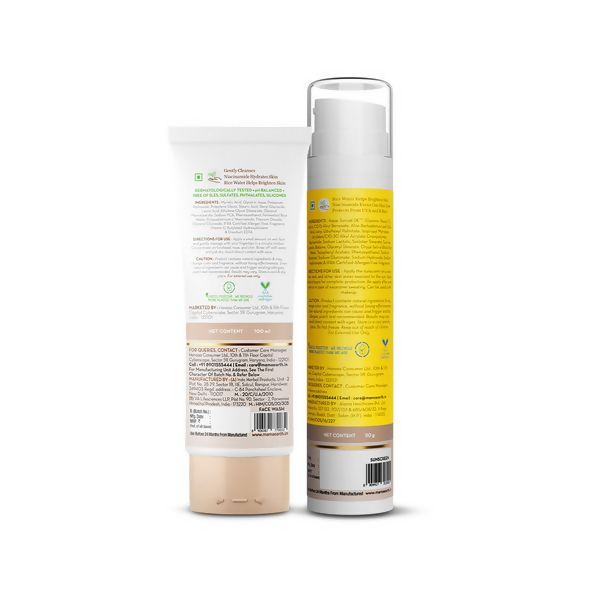 Mamaearth Rice Water Cleanse & Protect Combo