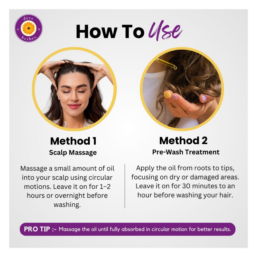 Deve Herbes Pure And Natural Rosemary Lavender & Almond Oil