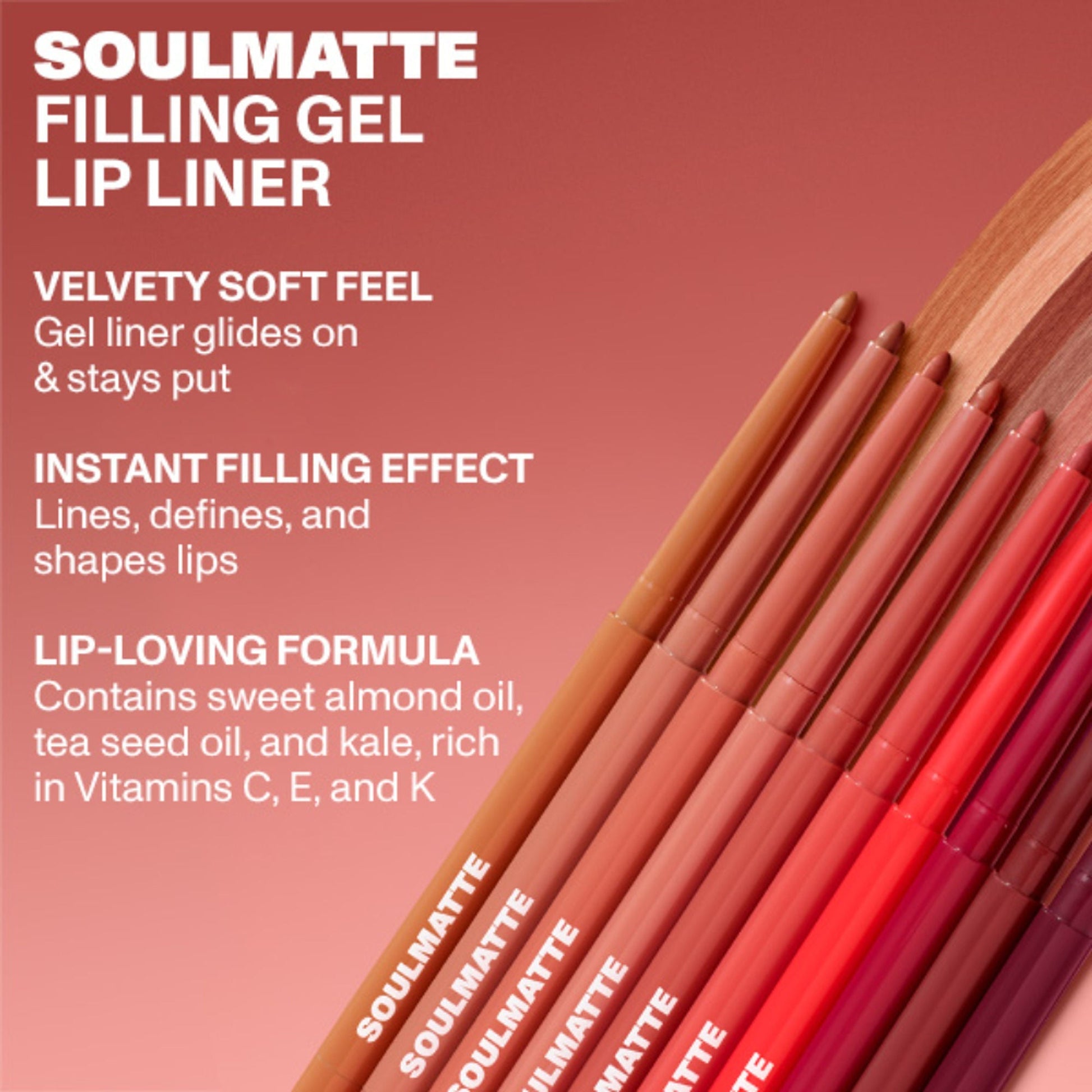 MORPHE Soulmatte Filling Gel Lip Liner - Honey