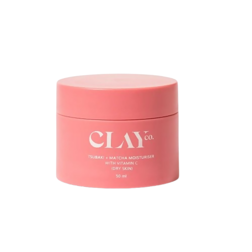 Clayco Tsubaki + Matcha Face Moisturizer With Vitamin C For Dry Skin