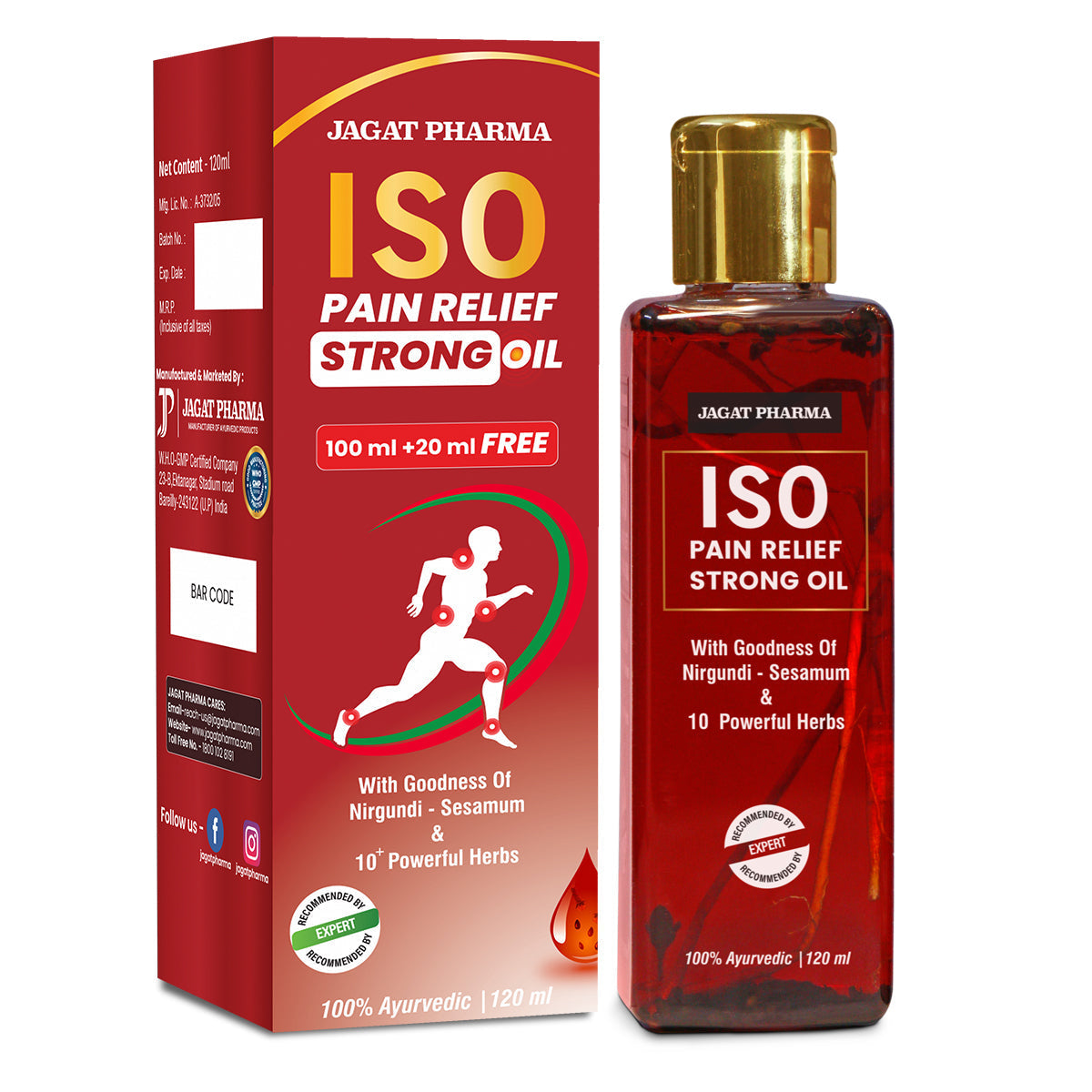 Jagat Pharma Iso Pain Relief Strong Oil