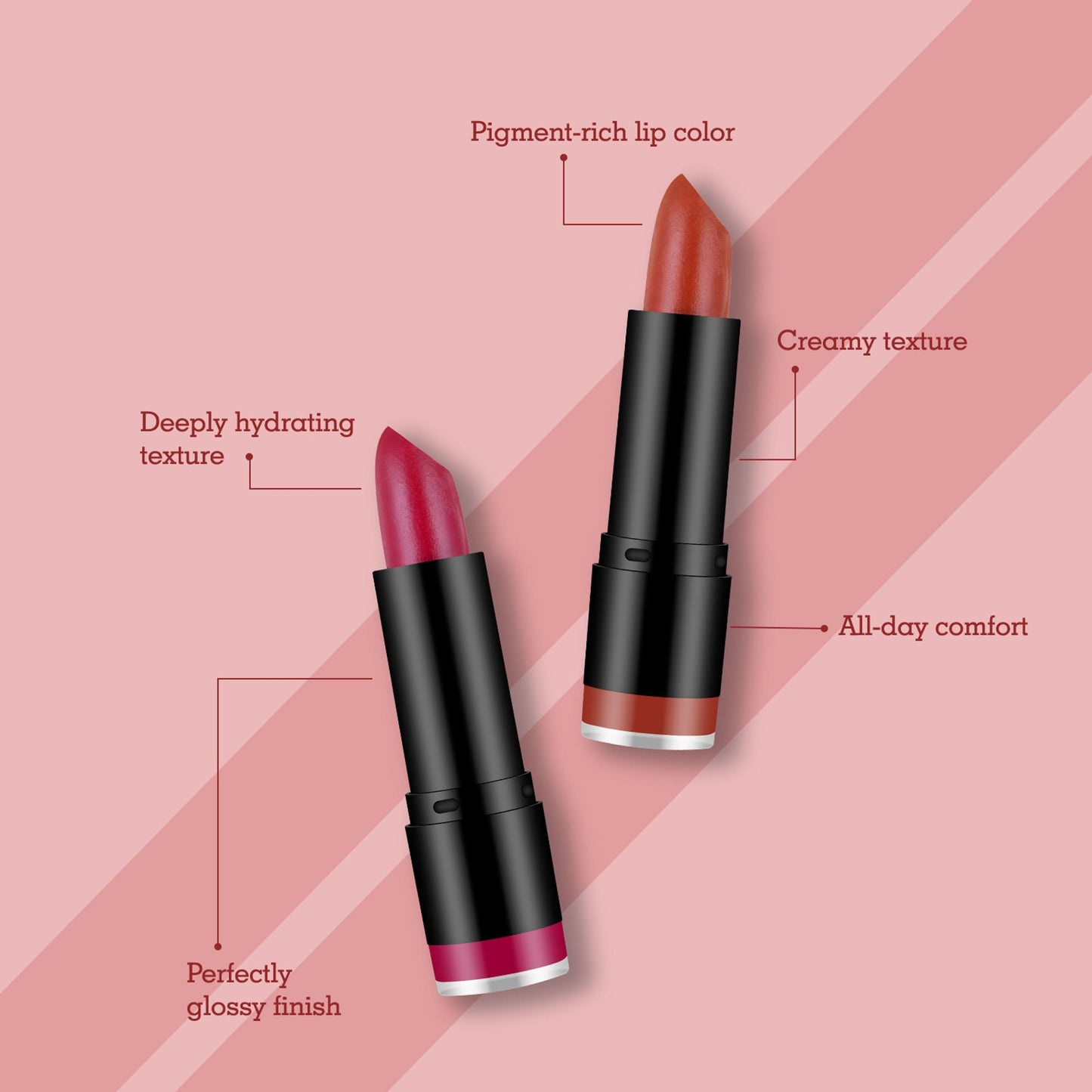 Miss Claire Aqua Rouge Lipstick - 324