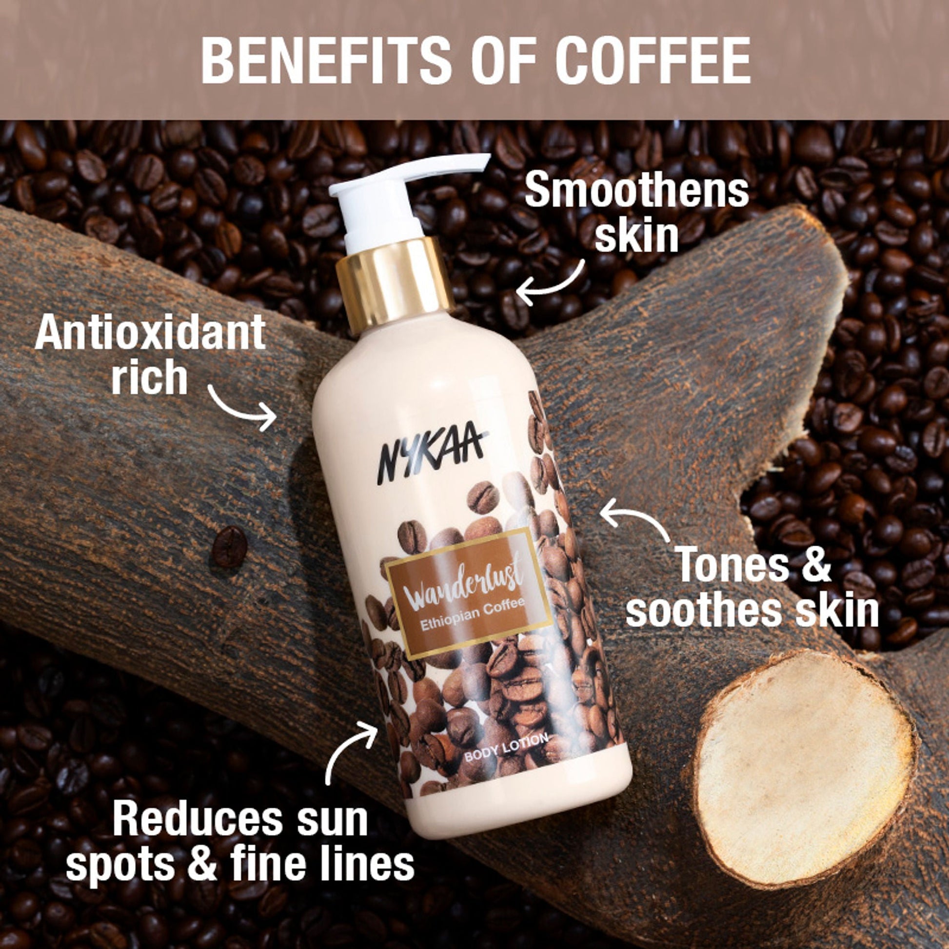 Wanderlust Moisturizing Body Lotion - Ethiopian Coffee