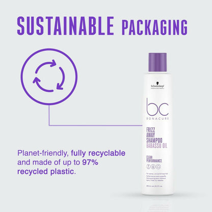 Schwarzkopf Professional Bonacure Frizz Away Shampoo With Babassu Oil