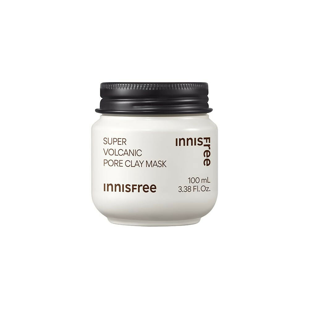 Innisfree Super Volcanic Pore Clay Mask 2X & Green Tea Foam Cleanser Combo