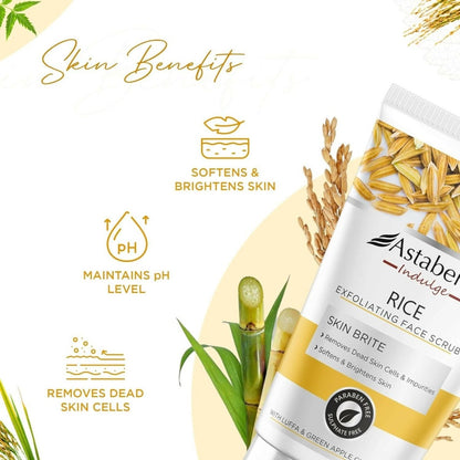 Astaberry Indulge Rice Exfoliating Face Scrub