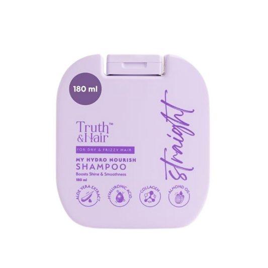 Truth & Hair Hydro Nourish Shampoo For Straight Hair With Sweet Almond Oil