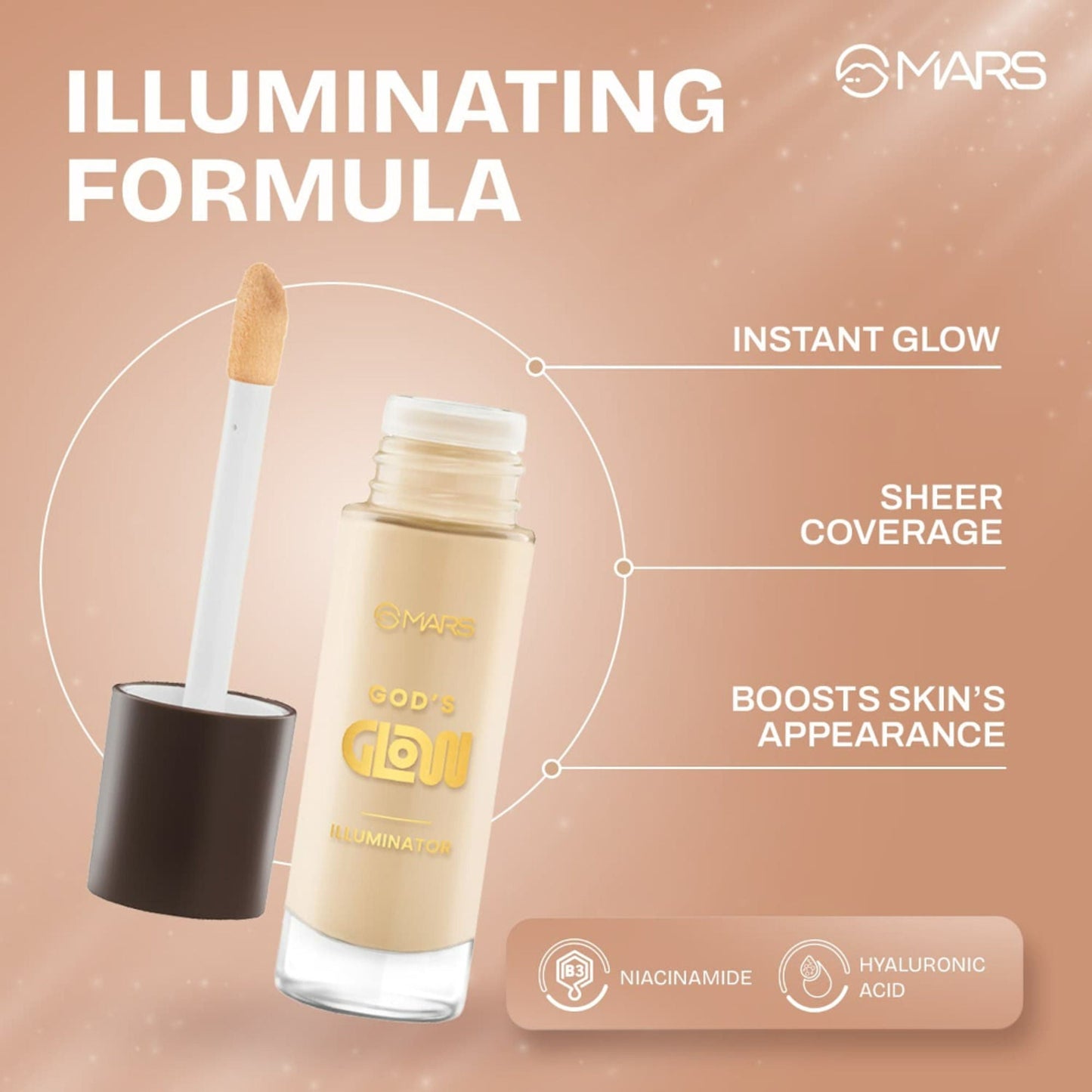 MARS Cosmetics God's Glow Illuminator - 02 - Natural