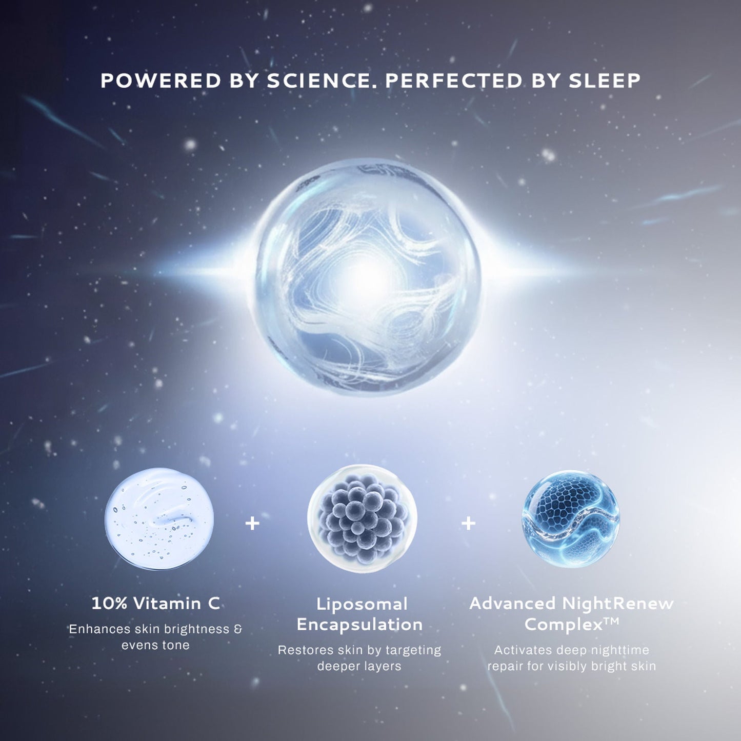 Lumineve 10% Vitamin C Face Serum for Bright, Even-Toned Skin with Advanced NightRenew Complex