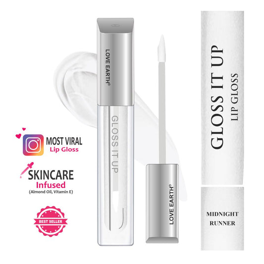 Love Earth Lip Gloss - Midnight Runner (Transparent)