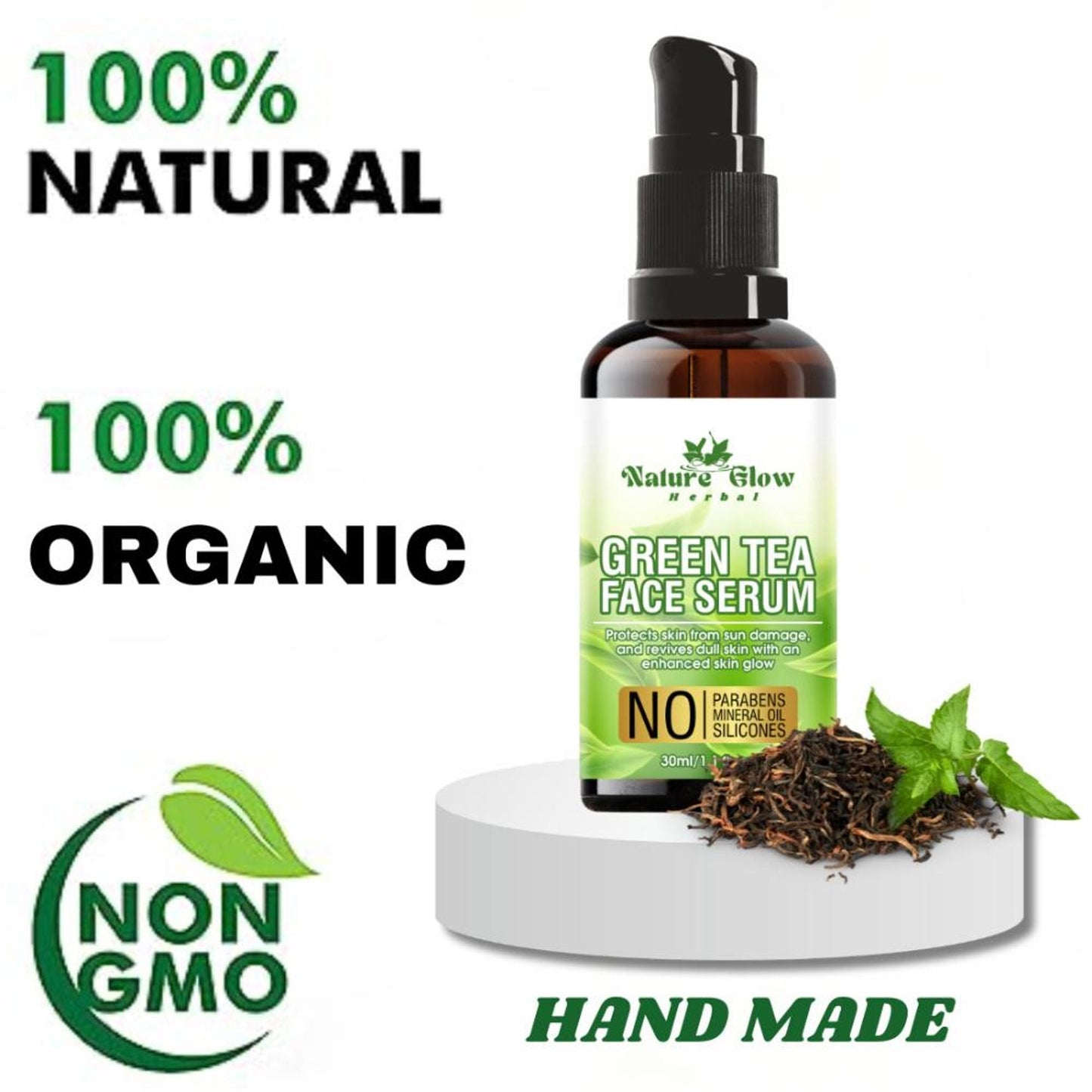 Nature Glow Herbal Green Tea Face Serum