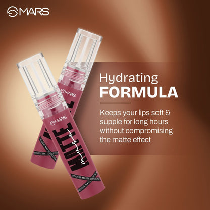 MARS Cosmetics Matte Muse Mousse Lipstick - 15 Royal Highness