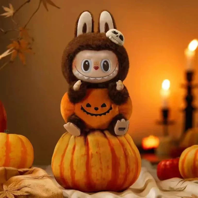 Happy Halloween Party Series-Sitting Pumpkin Vinyl Plush Pendant – 100% Authentic