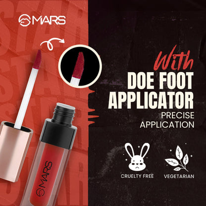 MARS Cosmetics Popstar Non Drying Liquid Mousse Lipstick - 26 Brownout