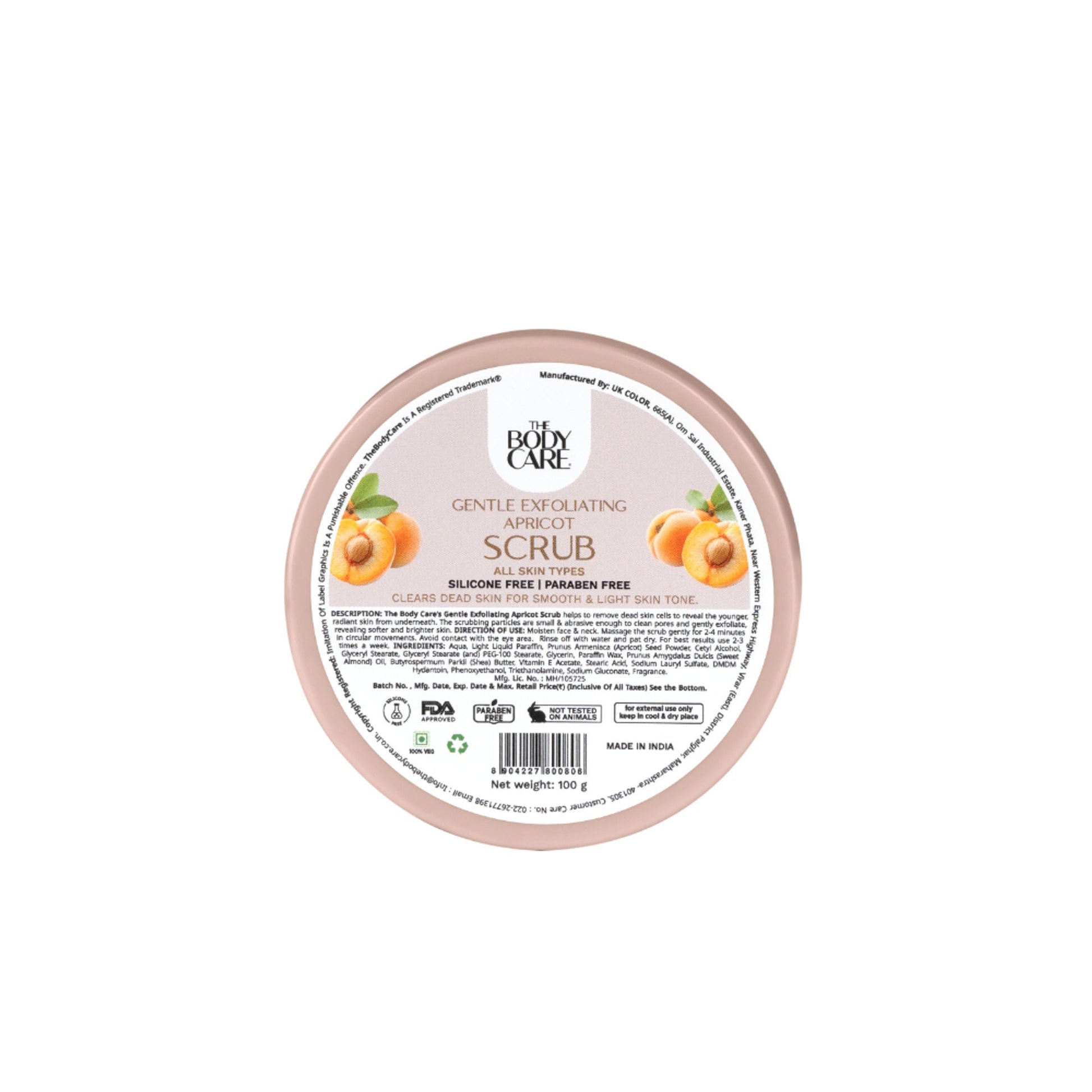 The Body Care Apricot Facial Scrub