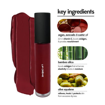Ruby's Organics Lip Crème - Taupe Brown