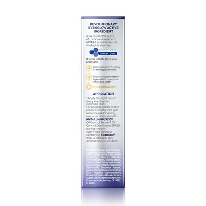 Nivea Luminous Even Glow Night Cream