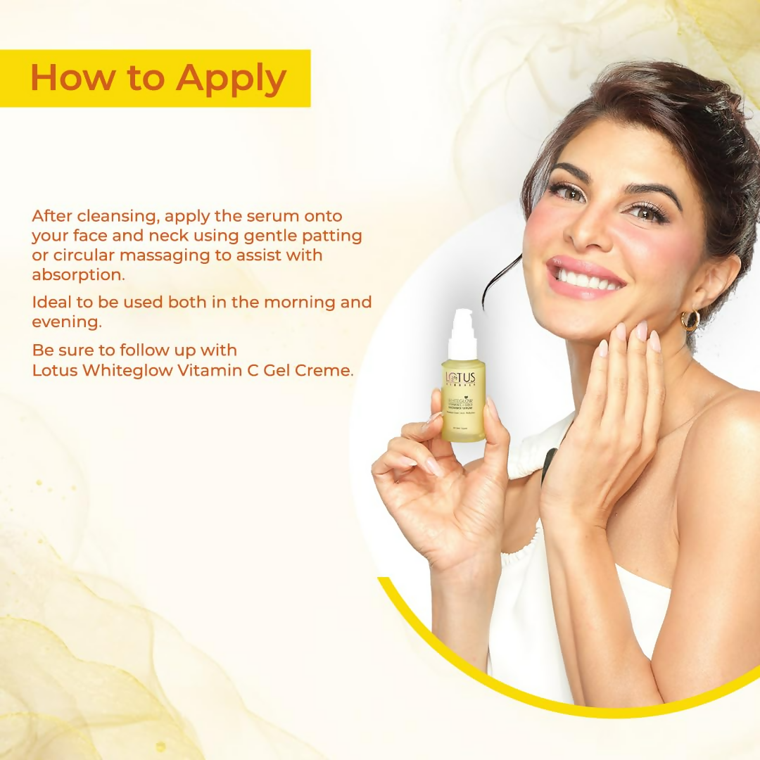 Lotus Herbals WhiteGlow Vitamin C and Gold Radiance Face Serum