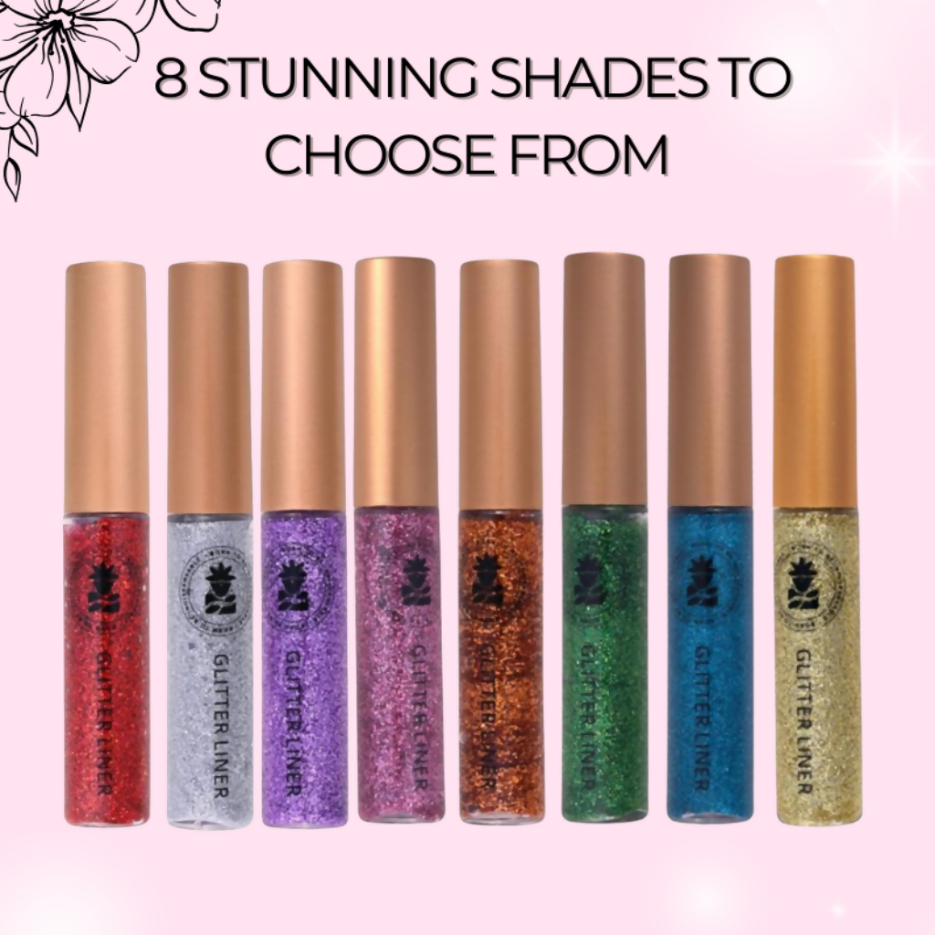 BOBI Glitter Eyeliner Pink Diamond Sparkle Finish