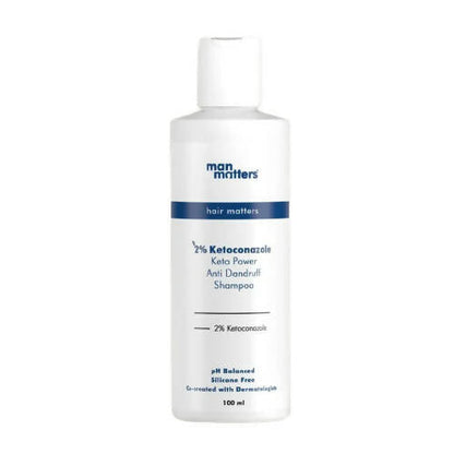Man Matters 2% Ketoconazole Anti Dandruff Shampoo, Cruelty Free, Vegan, No Side Effects