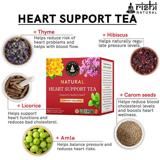 Rishi Natural Heart Support Herbal Tea