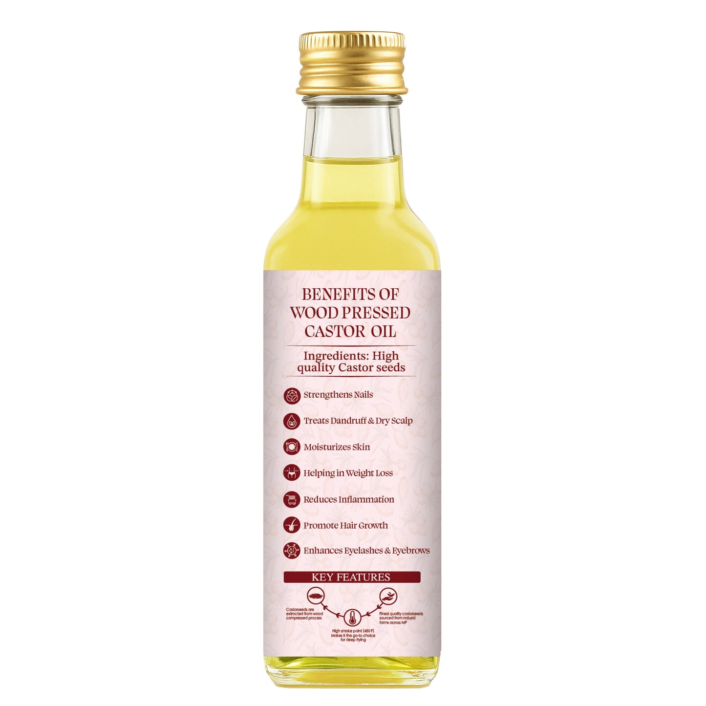 Dorjee Wellness Wood Pressed Castor Oil
