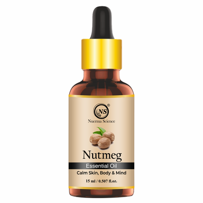 Nuerma Science Pure Nutmeg Essential Oil For Body Care & Hair Care