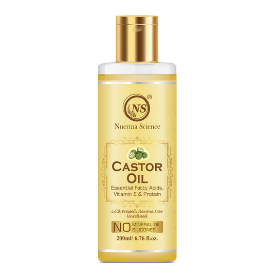 Nuerma Science Castor Oil For Skin & Body | Hydrating & Soothing Massage Oil