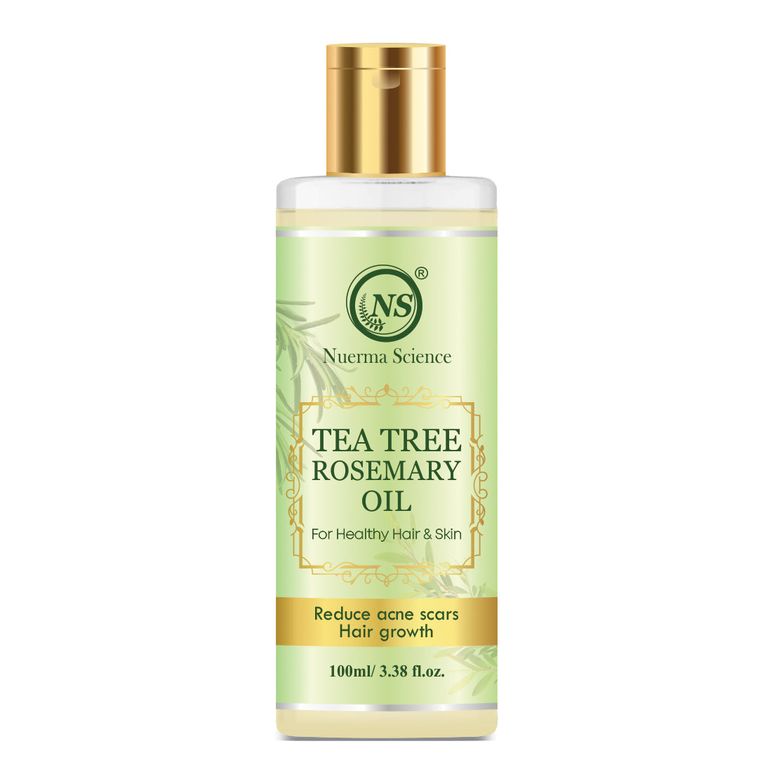 Nuerma Science Tea Tree Rosemary Oil For Healthy Skin & Hair Growth