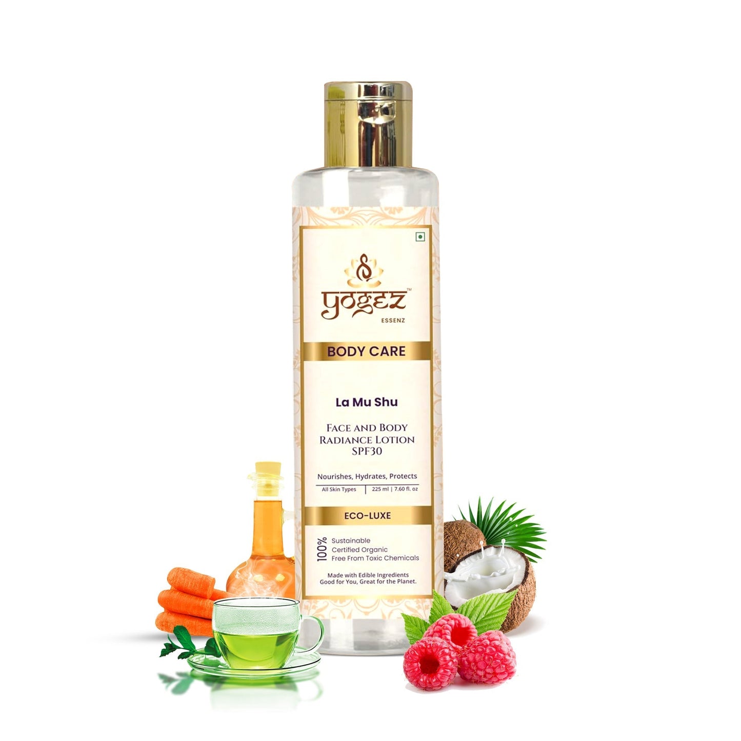 Yogez La Mu Shu Face and Body Radiance Lotion SPF30