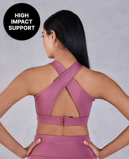 Crostini Full Coverage Sports Bra Tulipwood