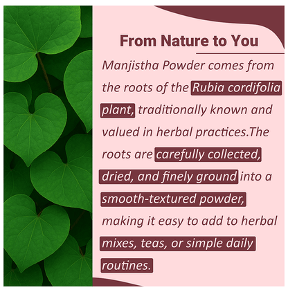 Minature Manjistha Organic Powder