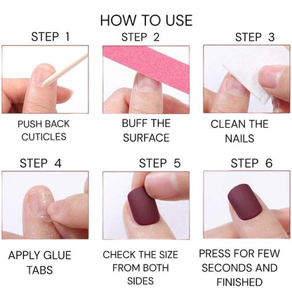 Shills Professional Reusable Press On Nails Almond - SPN655